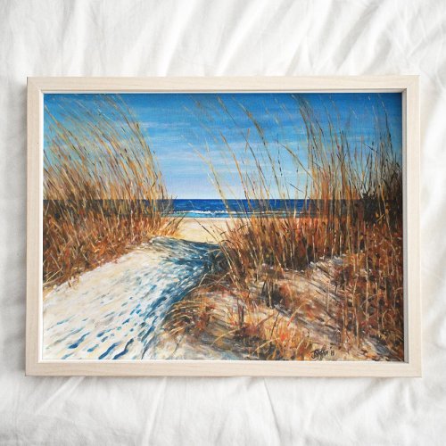 Beautiful Sand Dunes Beach Fine Art Print