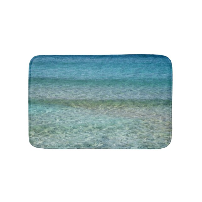 Beautiful Sandy Beach Bath Mat (Front)