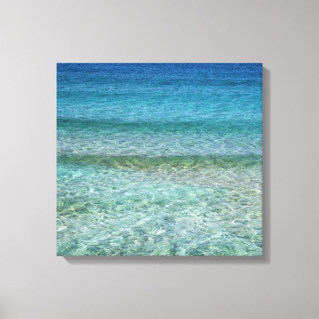 Beautiful Sandy Beach Canvas Print (Front)