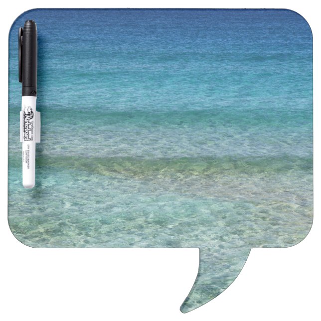 Beautiful Sandy Beach Dry Erase Board (Front)