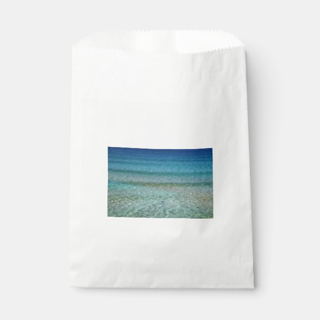 Beautiful Sandy Beach Favor Bag (Front)