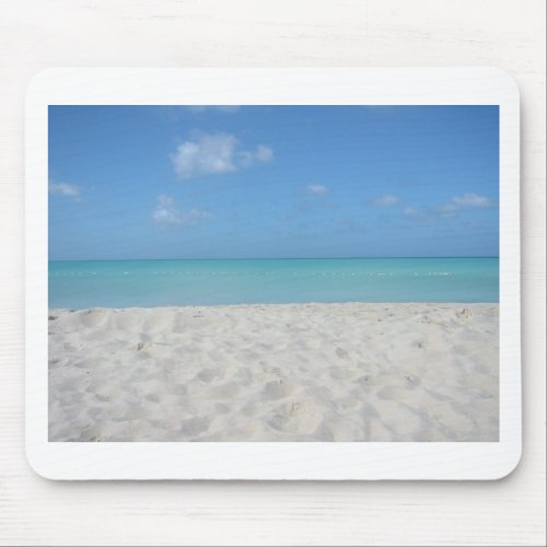 Beautiful Sandy Beach Mouse Pad