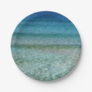 Beautiful Sandy Beach Paper Plates