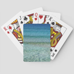 Beautiful Sandy Beach Poker Cards