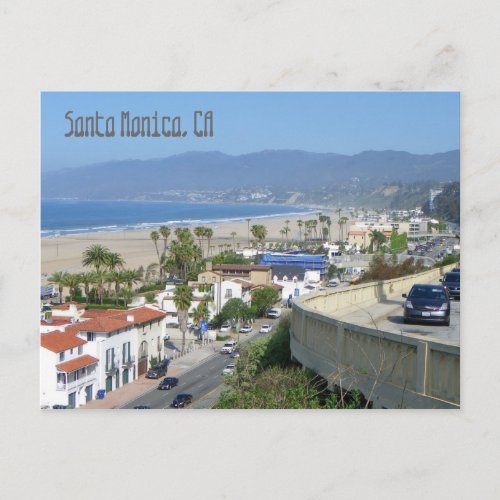 Beautiful Santa Monica Postcard Postcard