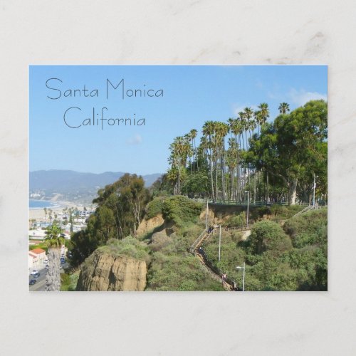 Beautiful Santa Monica Postcard Postcard