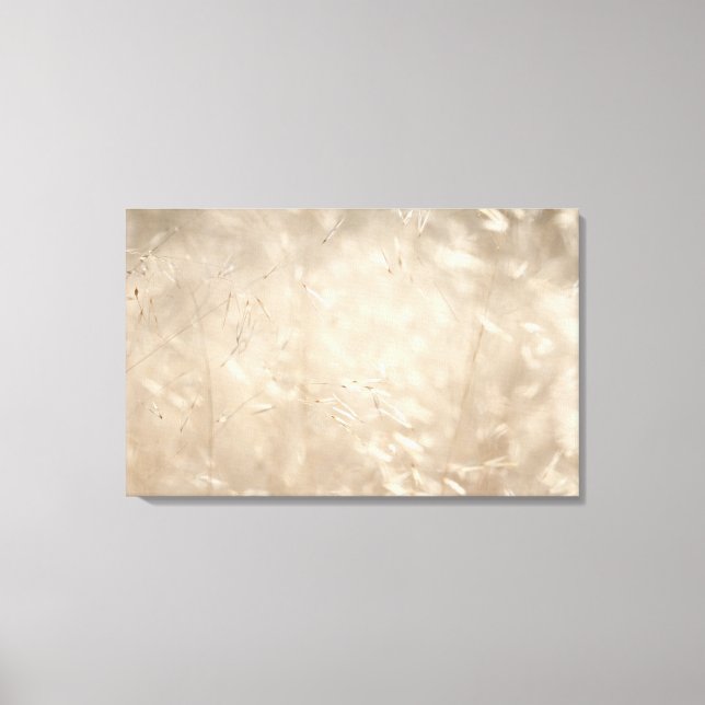 Beautiful Savannah Grass Canvas Print (Front)