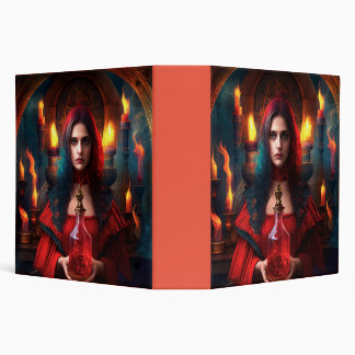 Beautiful Scarlet Mystic 2" 3 Ring Binder