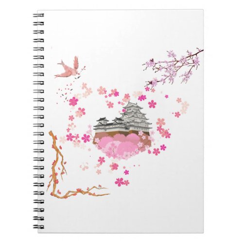 Beautiful scene of Sakura Notebook