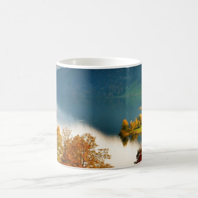 Beautiful Scene of Switzerland Mountain Coffee Mug (Center)