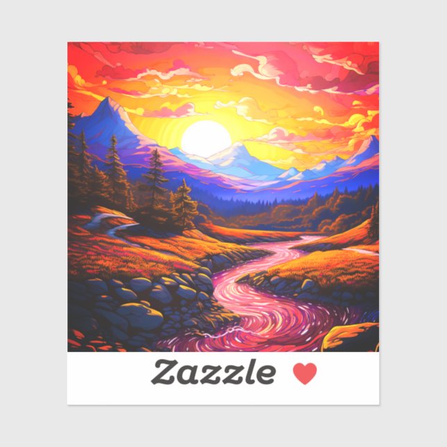 Beautiful Scenery Sticker (Sheet)