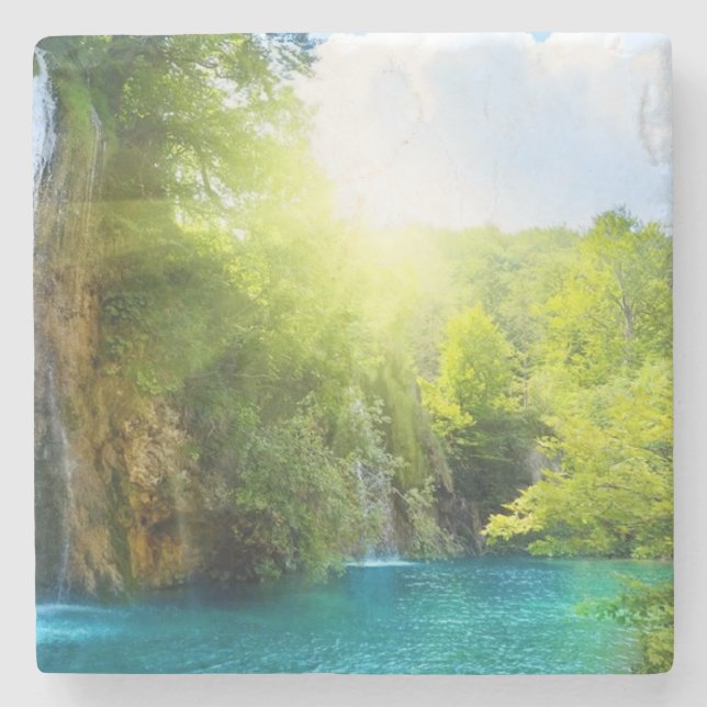 Beautiful Scenery Stone Coaster (Front)
