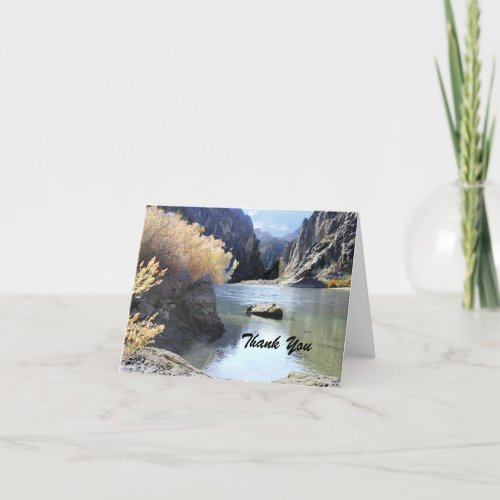 Beautiful Scenery Sympathy Thank You Note Card