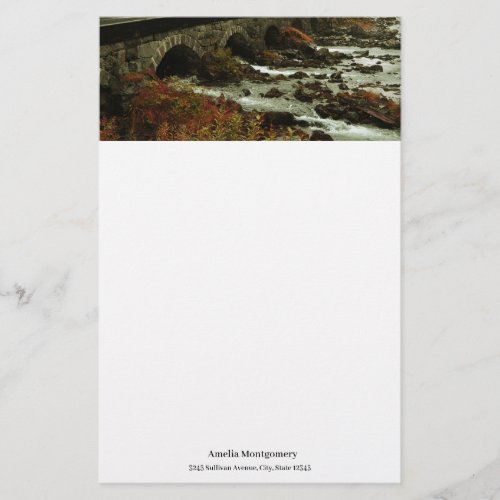 Beautiful Scenic Nature Photo Stationery