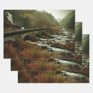 Beautiful Scenic Nature Photo Wrapping Paper Sheets