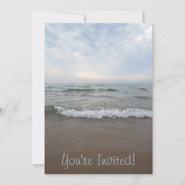 Beautiful Scenic Ocean View Invitation (Front)