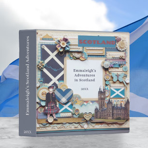Beautiful Scotland Photo Album AI Generated 3 Ring Binder