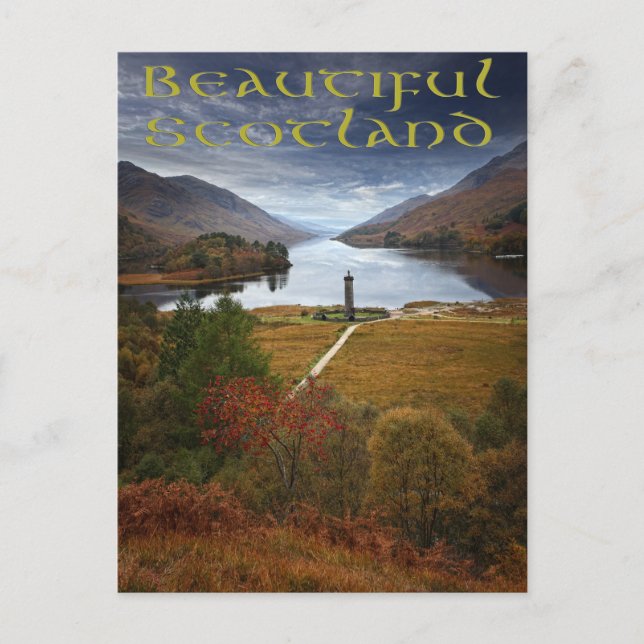Beautiful Scotland Postcard (Front)