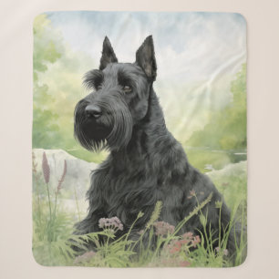 Beautiful Scottie – Loyal & Confident Sherpa Blanket