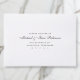 Beautiful Script Back Addressed Envelopes