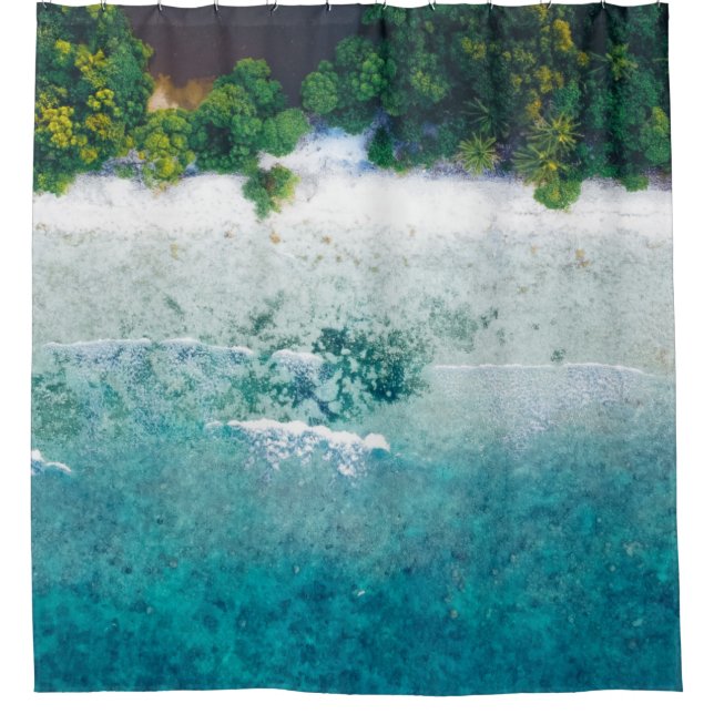 Beautiful Sea Animals Shower Curtain (Front)