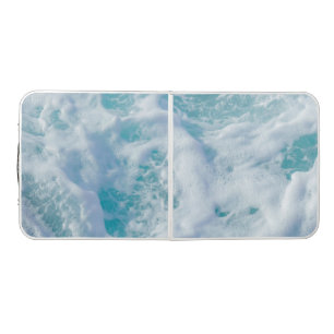 beautiful sea foam beer pong table