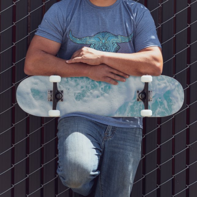 beautiful sea ​​foam skateboard (Outdoor 3)
