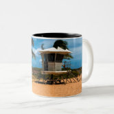 Tropical Beaches  Maldives Island Wooden Jetty Giant Coffee Mug