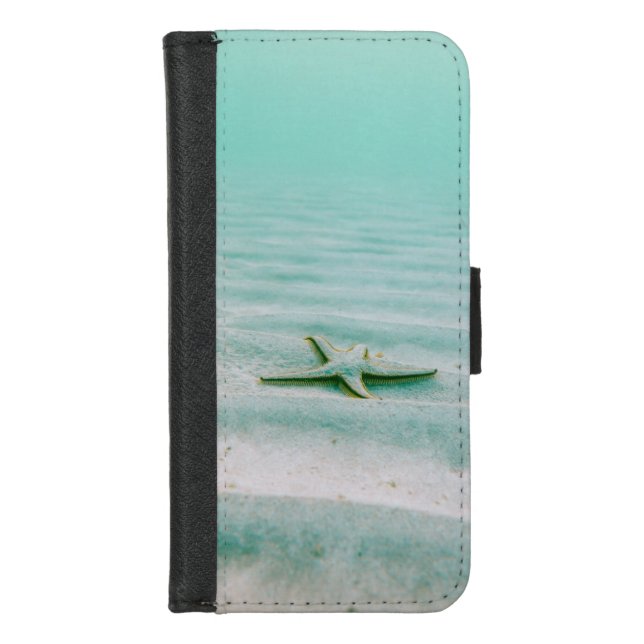 Beautiful Sea Star iPhone Wallet Case (Front)