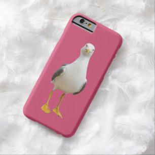 Beautiful Seagull on Pink Barely There iPhone 6 Case