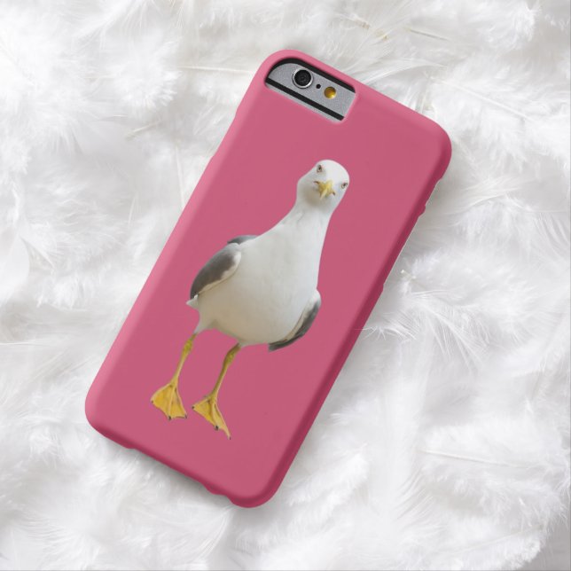 Beautiful Seagull on Pink Case-Mate iPhone Case (In Situ)