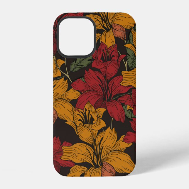 Beautiful seamless floral pattern background. Trop Iphone Case (Back)