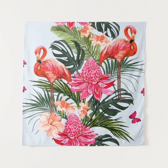 Beautiful seamless floral pattern tapestry (Front)