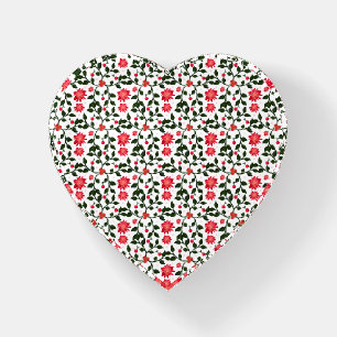 Beautiful seamless floral vine cherry pattern paperweight