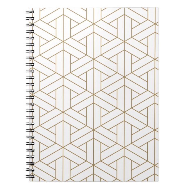 Beautiful Seamless pattern japanese shoji kumiko,  Notebook (Front)