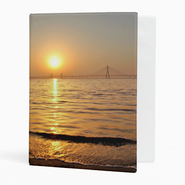Beautiful seaside sunset mini binder (Front/Inside)