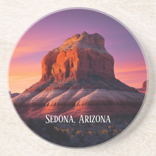 Beautiful Sedona Arizona Red Rocks Landscape Art Coaster