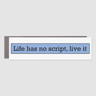 Beautiful sentence car magnet