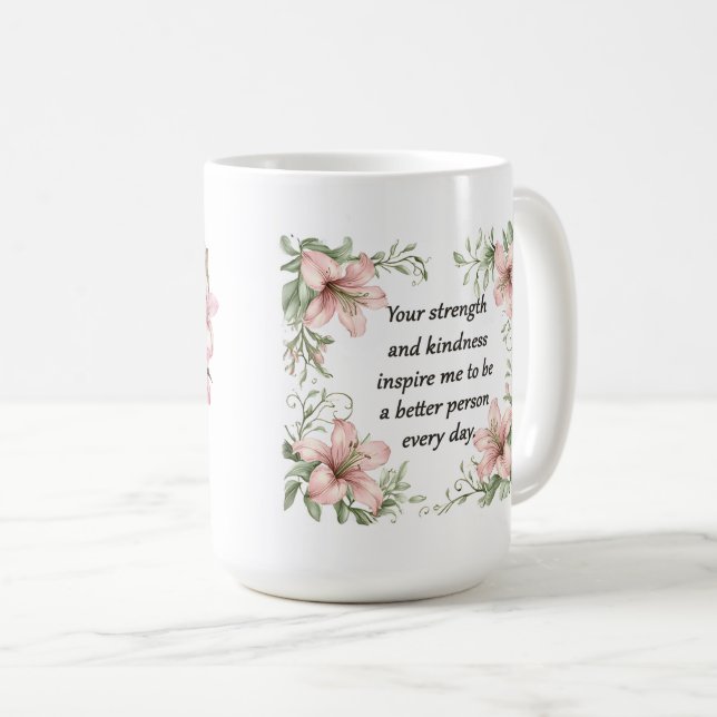 Beautiful Sentiment For Mom Wrap Coffee Mug (Front Right)