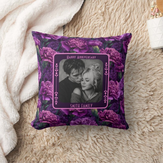 Beautiful Sentimental 50Th Wedding Anniversary  Throw Pillow (Blanket)
