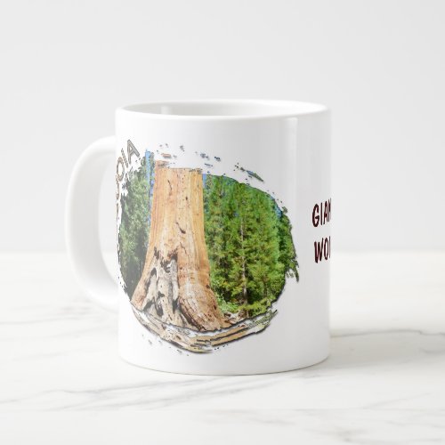 Beautiful Sequoia Jumbo Mug Large Coffee Mug