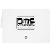 beautiful serenity prayer card (Back Horizontal)