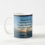 BEAUTIFUL SERENITY PRAYER OCEAN PHOTO COFFEE MUG
