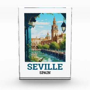 Beautiful Sevilla Beauty of Andalusia Spain Travel Photo Block