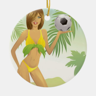 Beautiful Sexy Girl Ornament