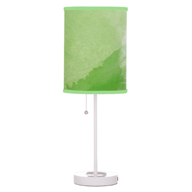 Beautiful Shades of Green Custom Lamp (Right)