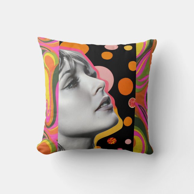 Beautiful Sharon Tate Pillow  (Front)