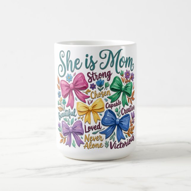 Beautiful She Is Mom Coffee Mug (Center)