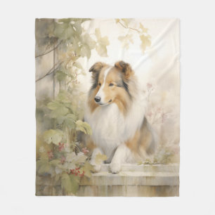 Beautiful Sheltie – Gentle & Devoted Fleece Blanket