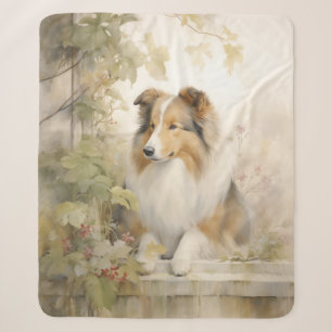 Beautiful Sheltie – Gentle & Devoted Sherpa Blanket